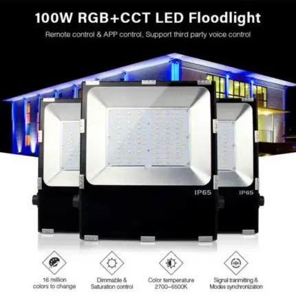 100W Wide Beam Colour Changing Floodlight