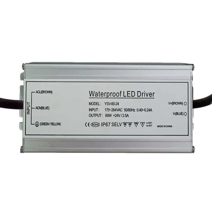 60W transformer for low voltage LED Christmas string lights and festoon lights