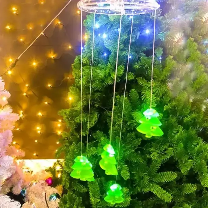 Hanging LED Christmas Trees