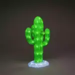 LED Acrylic Cactus Garden Decor