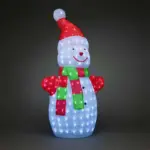 LED Acrylic Snowman For Outdoor Christmas Decoration 90CM in Size