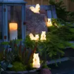 LED Acrylic Squirrels Garden Decor