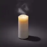 LED Christmas Wax Candle 25cm
