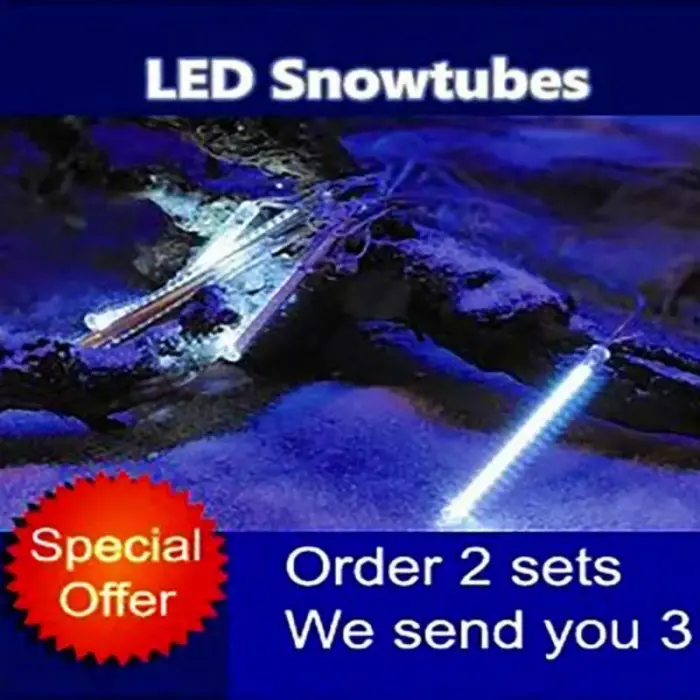 LED Icicle Snow Tube Lights
