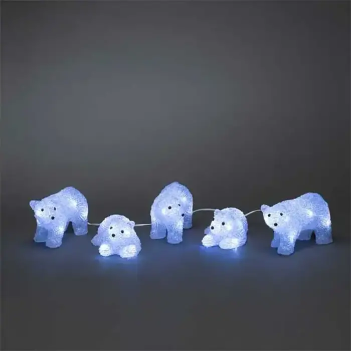 LED Polar Bears Christmas Decoration