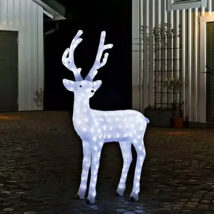 LED Reindeer Outdoor Christmas Decoration in 130CM Size