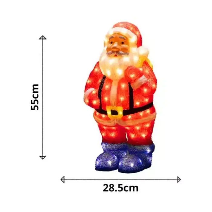 Measurements LED Santa