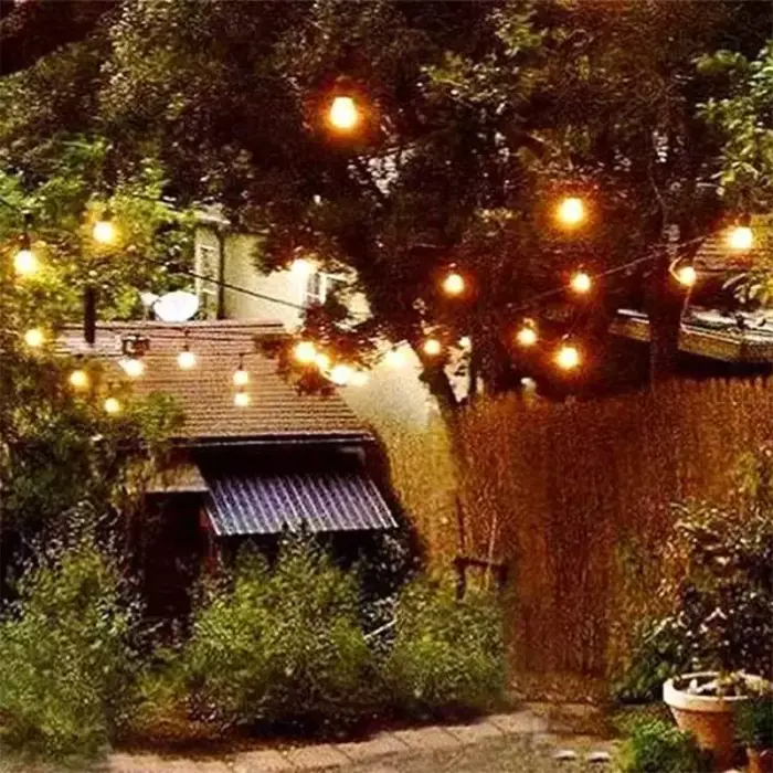 Outdoor 10 Metres Festoon Lights Harness