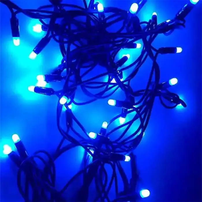 Outdoor LED Blue Christmas Lights