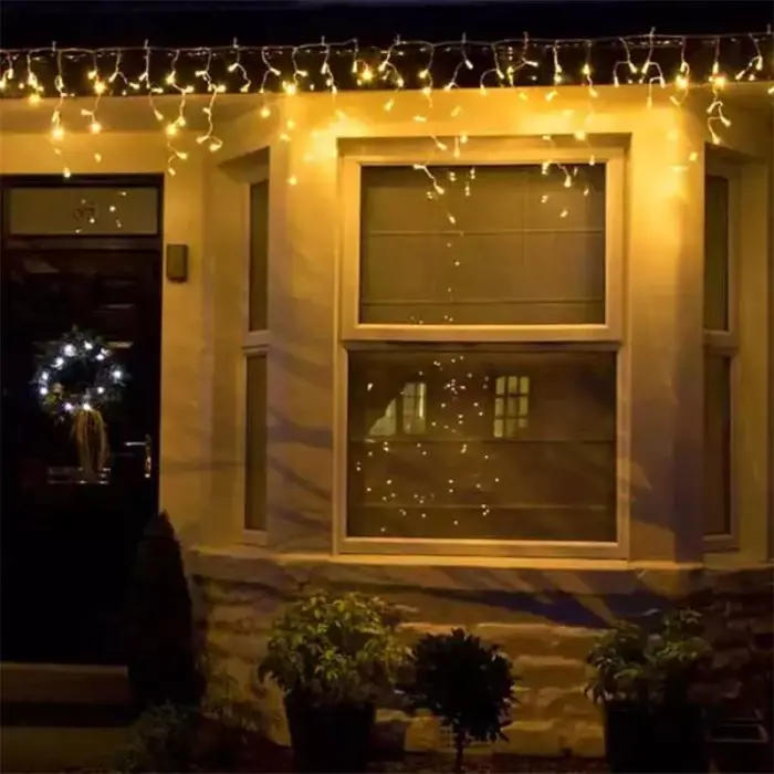 Outdoor LED Icicle Christmas Lights