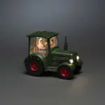 Green Tractor With Old Man Tabletop Decoration