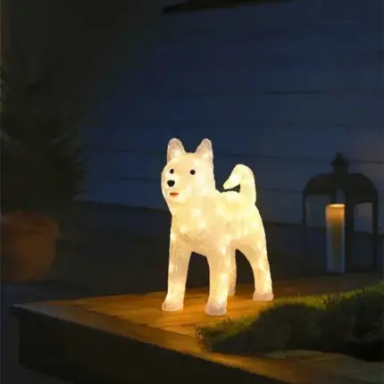 LED Husky Dog For Outdoor Decoration
