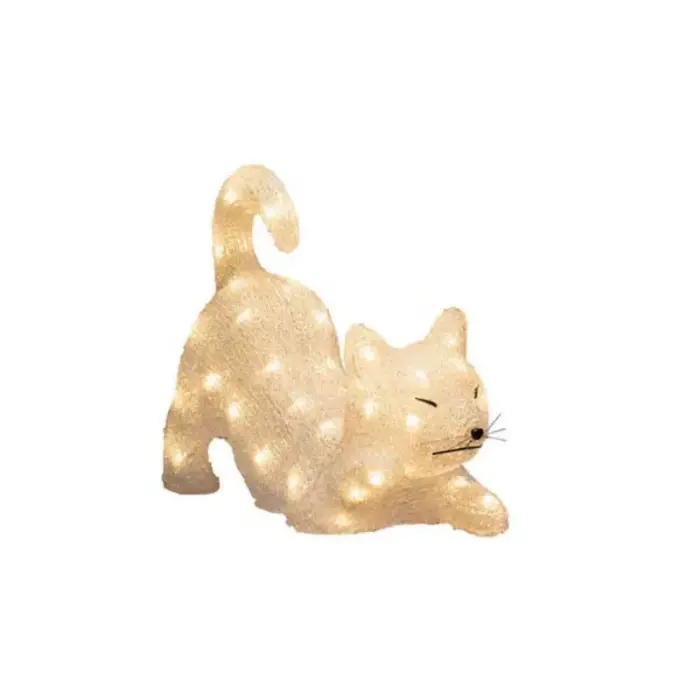 LED Laying Cat For Outdoor Decoration