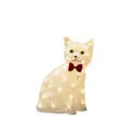 LED Sitting Cat Outdoor Christmas Décor