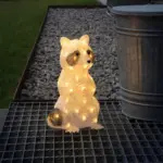 LED Standing Raccoon Outdoor Décor Feature