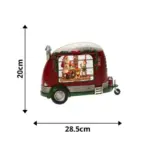 Red Caravan With Santa Tabletop Décor