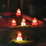 Snowman & Santa Set Outdoor Christmas Decoration