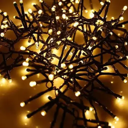 240 warm white multi function Christmas lights for indoor and outdoor use