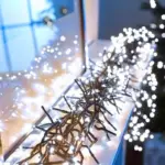 600 ice white multi function Christmas lights for indoor and outdoor use