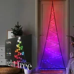 2D Twinkly Multicolour + White LED Christmas Light Tree