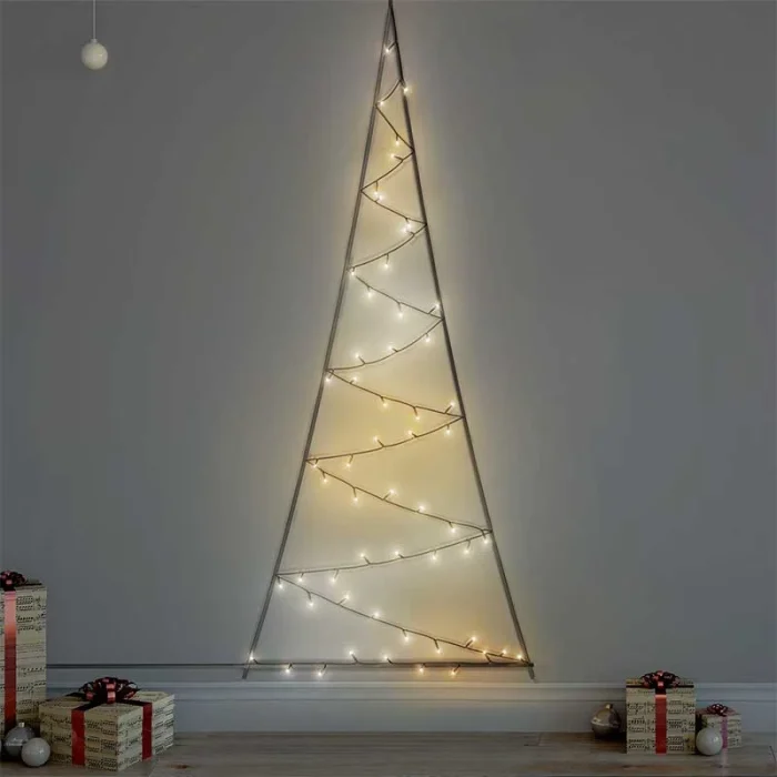 2D Twinkly Multicolour + White LED Christmas Light Tree