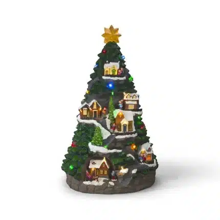 Battery Operated Christmas Tree Mountain Decoration