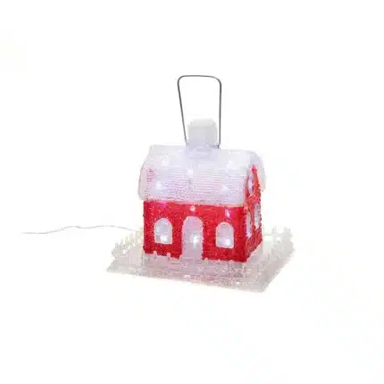 LED Bird Feed House With Timer Christmas Decoration