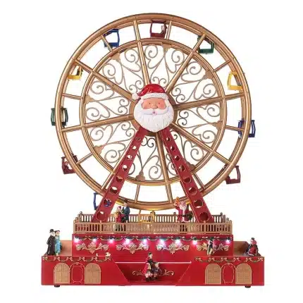 Musical Christmas Animated Ferris Wheel Table Decoration