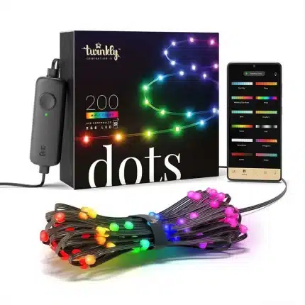 Twinkly Dots 200 Multicolour LED Light String 10M