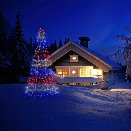 Twinkly Multicolour + White 450 LED 3M Christmas Light Tree