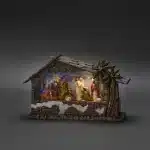 Water Lantern Nativity Scene With Timer