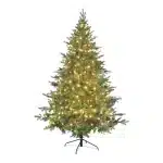 7.5ft Pre-Lit Pine Green Artificial Christmas Tree