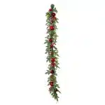 Christmas Garland With Baubles and Pine Cones