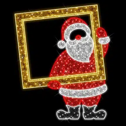 Santa Picture Frame Selfie Christmas Decoration