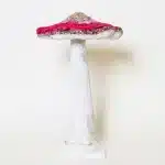 Large Red Mushroom Christmas Tabletop Decoration