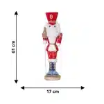 Red Nutcracker Soldier Christmas Decoration Figurine