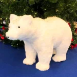 White Bear Indoor Christmas Decoration