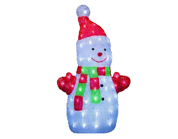 LED Acrylic Snowman Outdoor Christmas Decoration